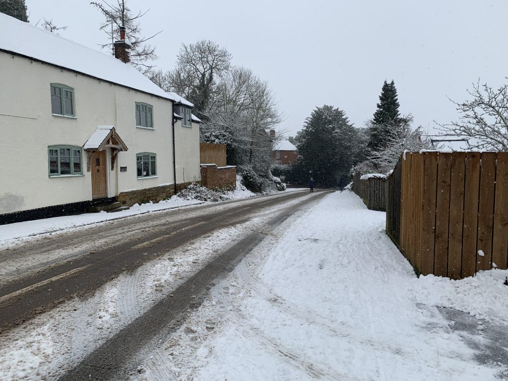 Snow on Main Street - Jan 2021