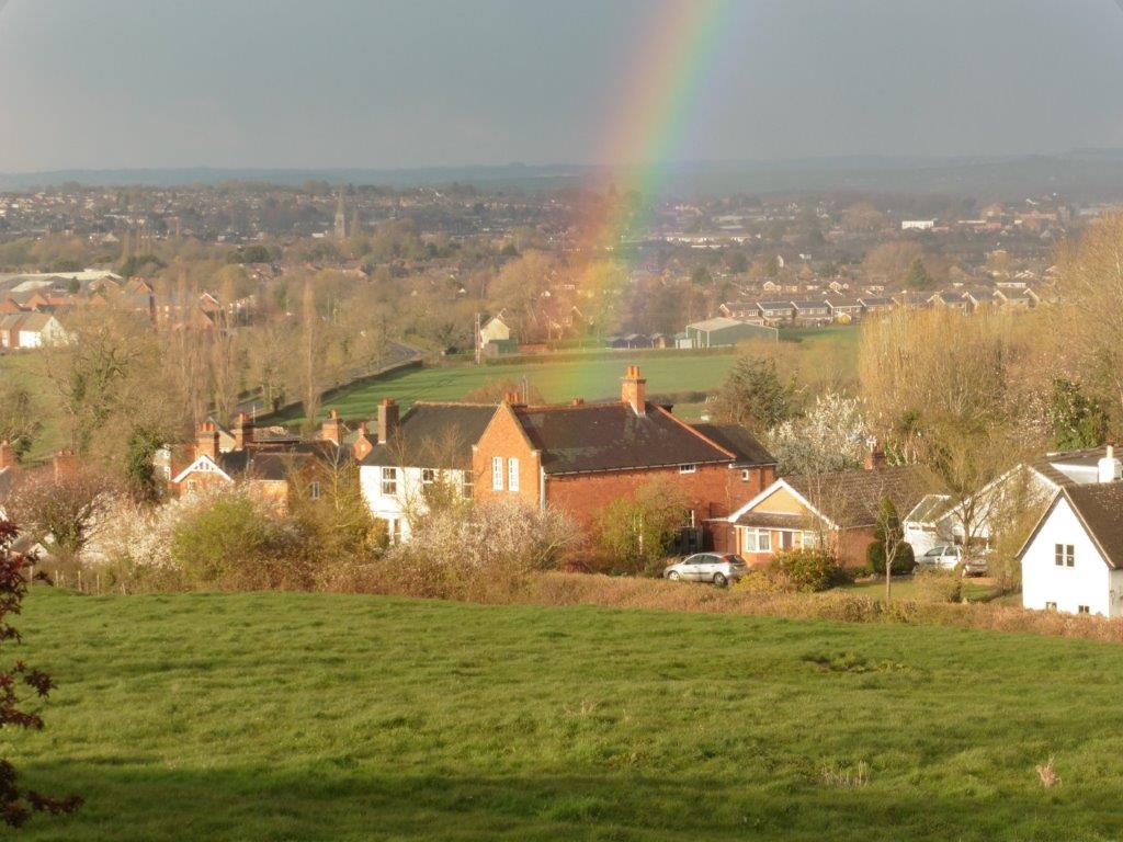 View With Rainbow